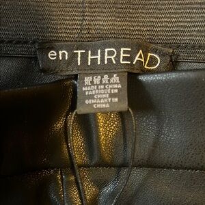 Chic Black Leather leggings